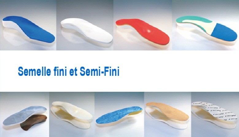 Semelle fini et semi fini