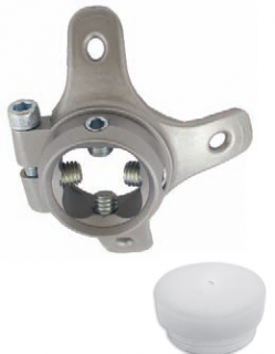 Lamination anchor with pyramid Receiver rotatable