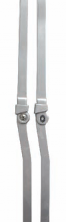 Ring lock knee joint with lateral bars for children