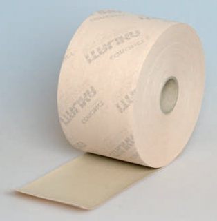 mini roll artificial leather beige , embossed